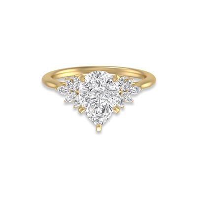Diamond Marquise Vine Ring